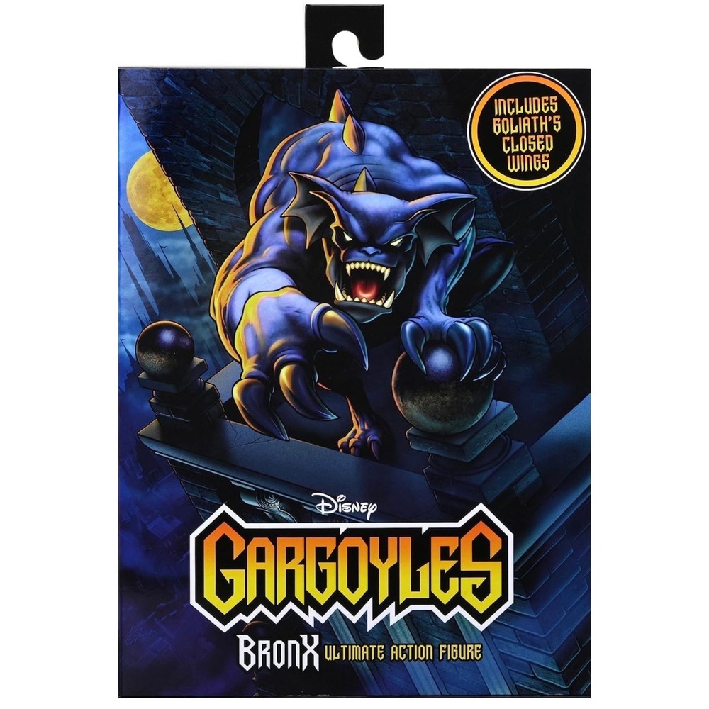 Disney‎ Gargoyles Bronx Ultimate Action Figure NECA NEW +Goliath's Closed Wings